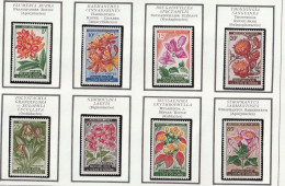 COTE D'IVOIRE - Fleurs, Flowers, Frangipanier, Bougainvillier, Orchidée - Y&T N° 192A-198 - 1961 - MNH - Côte D'Ivoire (1960-...)