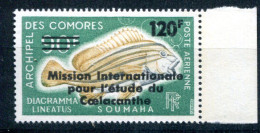 Archipel Des Comores          PA  52 **   Coelacanthe - Poste Aérienne