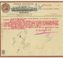 BOLOGNA 1936 BISCOTTIFICIO E PASTICCERIA R. SANMARTINI COMMERCIALE - Invoices