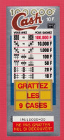 1 TICKET CASH FRANCE LOTO FDJ GRAND SPÉCIMEN NEUF POUR VITRINE NON GRATTE 15,2X6,4cm - NOTRE SITE Serbon63 - Billets De Loterie