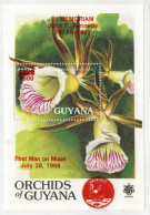 GUYANA  ORCHIDS  OF GUYANA  OVERPRINT IN RED  IN  MEMORIAN JOHN F. KENNEDY  MNH** - Guyana (1966-...)