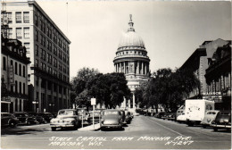PC US, WI, MADISON, STATE CAPITOL, Vintage REAL PHOTO Postcard (b49532) - Madison