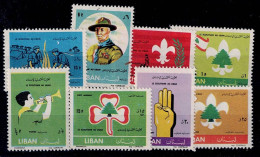 LEBANON 1962 SCOUTING  MI No 763-70 MNH VF!! - Unused Stamps