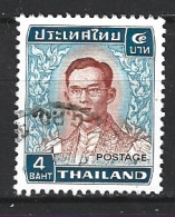 THAÏLANDE. N°609A De 1972-3 Oblitéré. Roi Rama IX. - Tailandia