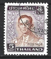 THAÏLANDE. N°610 De 1972-3 Oblitéré. Roi Rama IX. - Tailandia