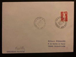 LETTRE TP M DE BRIAT 2,50 OBL.26-5 1992 40 MONT DE MARSAN AIR LANDES - Militärische Luftpost