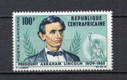 CENTRAFRIQUE PA N° 31   NEUF SANS CHARNIERE COTE 2.20€   PRESIDENT LINCOLN - Centrafricaine (République)