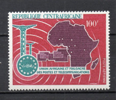 CENTRAFRIQUE PA N° 49   NEUF SANS CHARNIERE COTE 2.50€   TELECOMMUNICATIONS - Centrafricaine (République)