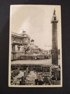 [M6] Roma - Monumento A Vittorio Emanuele E Foro Traiano. Piccolo Formato, Viaggiata, 1932 - Tarjetas Panorámicas