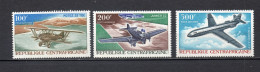 CENTRAFRIQUE PA N° 50 à 52   NEUFS SANS CHARNIERE COTE 22.00€    AVION - Centrafricaine (République)