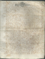  Manuscrit De 1687 De 4 Pages , 1er Et 4è Page Scannée , De Droue ( Loiret ) Cachet Généralité D'Orléans - Modb 21305 - Manuscrits