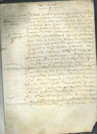  Manuscrit De 1633 De 6 Pages , 1er Et 5è Page Scannée , De Droue ( Loiret ) - Modb 21308 - Manuscrits