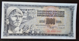 YUGOSLAVIA- 1000 DINARA 1981. - Yugoslavia