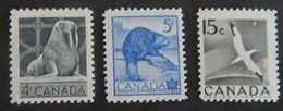 CANADA YT 273/275 NEUFS**MNH "FAUNE SAUVAGE" ANNÉE 1953 - Neufs