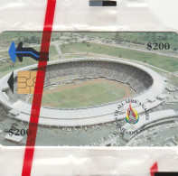 Zimbabwe, ZIM-06, $200, 6th All Africa Games - Stadium, Mint In Blister, 2 Scans. - Simbabwe