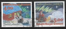 Groënland 1994 N°242/243 Oblitérés Noël - Used Stamps