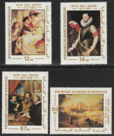 THEMATIC  ART:  PAINTINGS BY PETER PAUL RUBENS. 400th ANNIVERSARY OF THE BIRTH  - SET+SHEET  -  MAURITANIE - Rubens