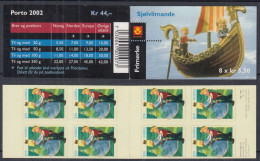 SALE !! 50 % OFF !! ⁕ Norway / Norge 2002 ⁕ Fairy Tale Characters 5.50 Kr. X8 ⁕ Booklet Self-adhesive - Carnets