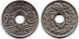 MA 27121  /  25 Centimes 1914 TTB+ - 25 Centimes