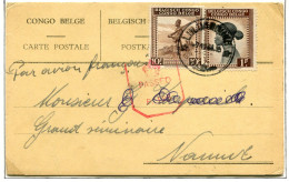 1944 Postkaart Van KABWE 4-11-1944 Stempel LULUABOURG 7-11-1944 - Engelse Censuur Stempel PASSED P.126 - Zegels Nrs - Ganzsachen