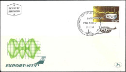 Israel 1968 FDC Air Mail Electronics Export Aviation [ILT549] - Informatique