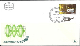 Israel 1968 FDC Air Mail Electronics Export Aviation [ILT549] - Briefe U. Dokumente