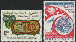 THEMATIC  PHILEXAFRIQUE II,  PHILATELIC EXPOSITION IN LIBREVILLE: TRADITION AND COMMUNICATION   - MAURITANIE - Autres & Non Classés