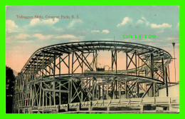 CRESCENT PARK, RI - TOBOGGAN SLIDE - TRAVEL IN 1921 - AMERICHROME - - Andere & Zonder Classificatie