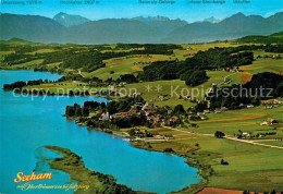 73160568 Seeham Ferienort Am Obertrumersee Alpenpanorama Fliegeraufnahme Seeham - Other & Unclassified
