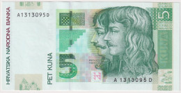 CROATIA , 5 KUNA 7.3.2001. P-37 , UNC - Croatie