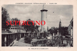 75 SEINE N°174 PARIS EXPOSITION COLONIALE INTERNATIONALE 1931 PAVILLON DE LA GUADELOUPE - Sonstige & Ohne Zuordnung