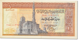 Billet, Égypte, 1 Pound, 1967 -1978, KM:44a, SUP - Egypte