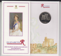 UK 1996 Queen Elizabeth 70th Birthday  Five Pound  - UNC Coin In Pack - 5 Pounds