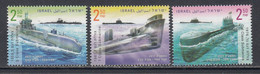 2018 Israel Submarines Military Navy Complete Set Of 3 MNH @ BELOW FACE VALUE - Unused Stamps (without Tabs)
