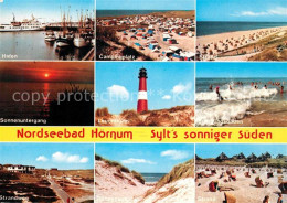 73158743 Hoernum Sylt Hafen Campingplatz Strand Sonnenuntergang Leuchtturm Brand - Sonstige & Ohne Zuordnung