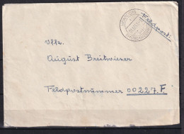Germany 1941 WWII Postal History FeldPost Cover Letter FPN 00227 Sku15494 - Feldpost 2a Guerra Mondiale