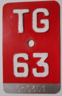 Velonummer Thurgau TG 63 - Placas De Matriculación