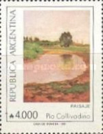ARGENTINA - AÑO 1991 - Pintura "Paisaje". Pío Collivadino * MNH* - Ongebruikt