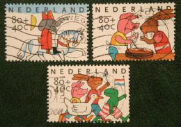 Kinderzegels Kind Child Welfare Enfant NVPH 1784-1786 (Mi 1680-1682); 1998 Gestempeld / USED NEDERLAND / NIEDERLANDE - Oblitérés