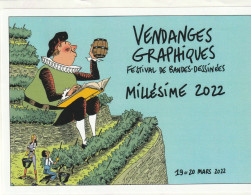 Etiquette Vin CASANAVE Daniel Festival BD Condrieu 2022 (L'incroyable Histoire Du Vin - Arte Della Tavola