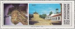 ARGENTINA - AÑO 1975 - Serie Turismo. Púlpito Y Monumento De La Independencia En Humahua. Pie De Imprenta "1973"  * MNH* - Ungebraucht