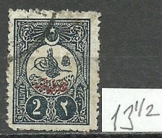 Turkey; 1908 Postage Stamp 2 K. "Perf. 13 1/2 Instead Of 12" - Used Stamps