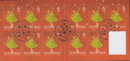 SLOWENIEN  979, Teil-Markenheftchen (11 Marken), Gestempelt, Neujahr, 2012 - Slovenia