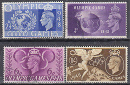GROSSBRITANNIEN  237-240, Gestempelt, Olympische Spiele, 1948 - Used Stamps