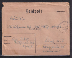 Germany 1943 WWII Postal History FeldPost Cover Letter FPN 01960 15499 - Feldpost 2. Weltkrieg
