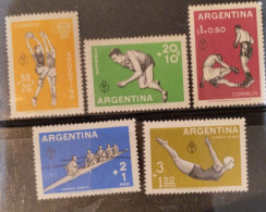 ARGENTINA - AÑO 1959 - Pro Terceros Juegos Panamericanos En Chicago. Serie Completa Con Aereos *Mint* - Unused Stamps