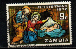 ZAMBIA - 1972 - NATALE: LA SACRA FAMIGLIA - USATO - Zambia (1965-...)