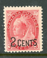 -Canada-1899-"Provisional"  MH - Nuevos