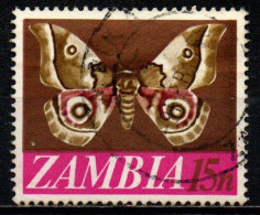 ZAMBIA - 1968 - Nudaurelia Zambesina Butterfly - USATO - Zambia (1965-...)