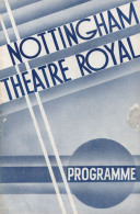 Hamilton Deane Dracula Bram Stoker Book The Prisoner Old Nottingham Theatre Programme - Programs